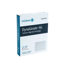 AG Silver Calcium Alginate Dressing, 4" x 5" (3031) - Box