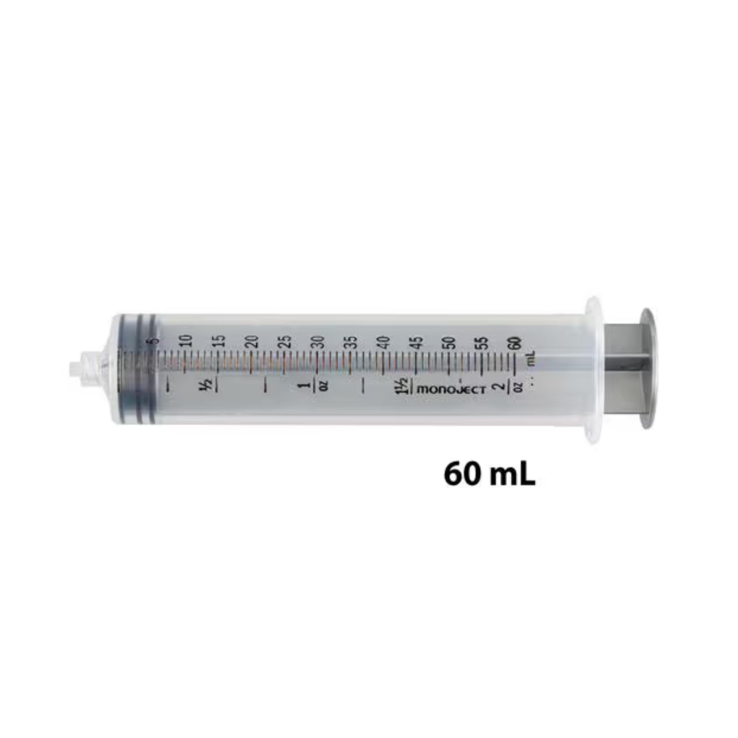 Syringe Luer Lock Tip with Wide Finger Flange, 60mL (1186000777T)