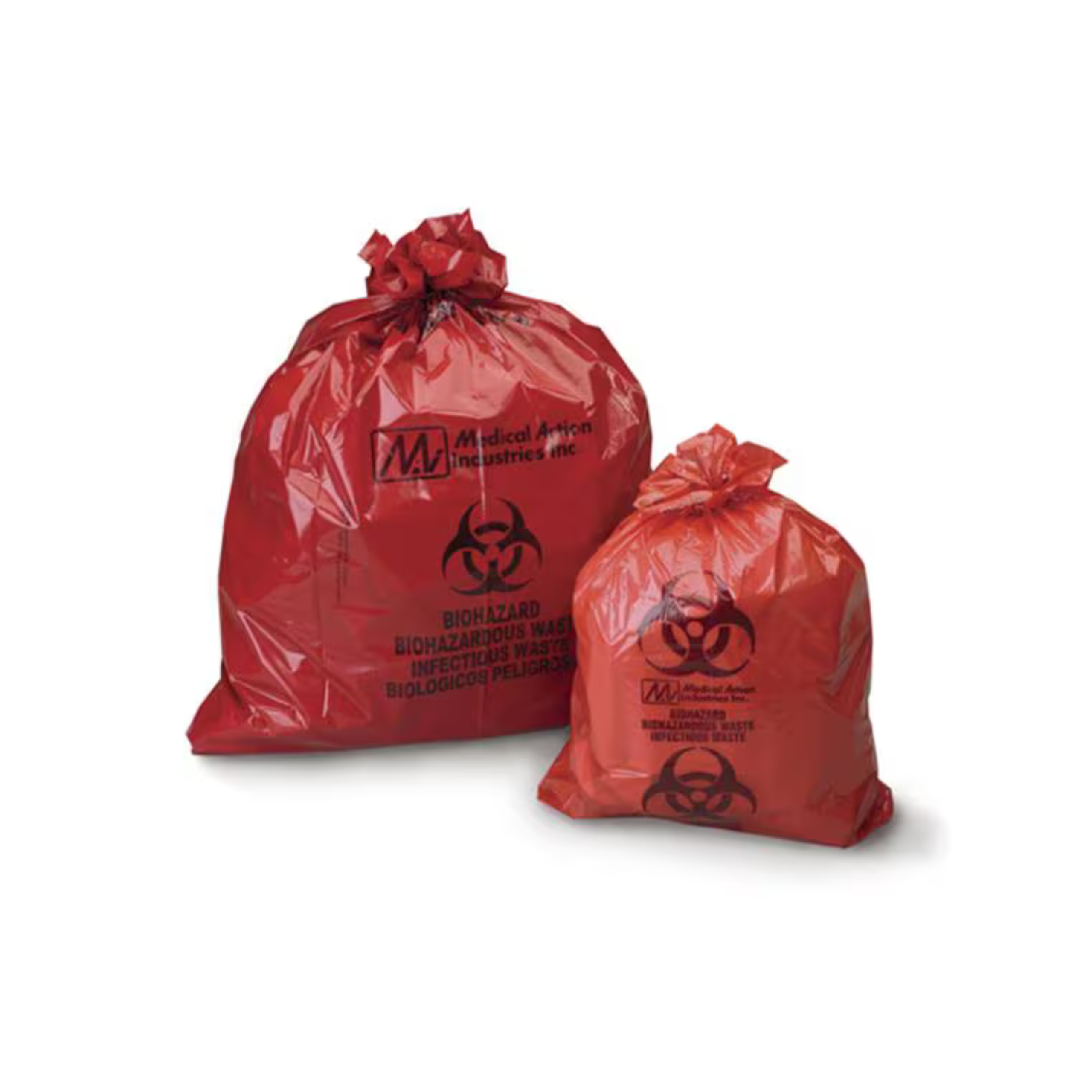 Infectious Waste Bag, 25" x 34" Red, 1.2 mil (108MP)