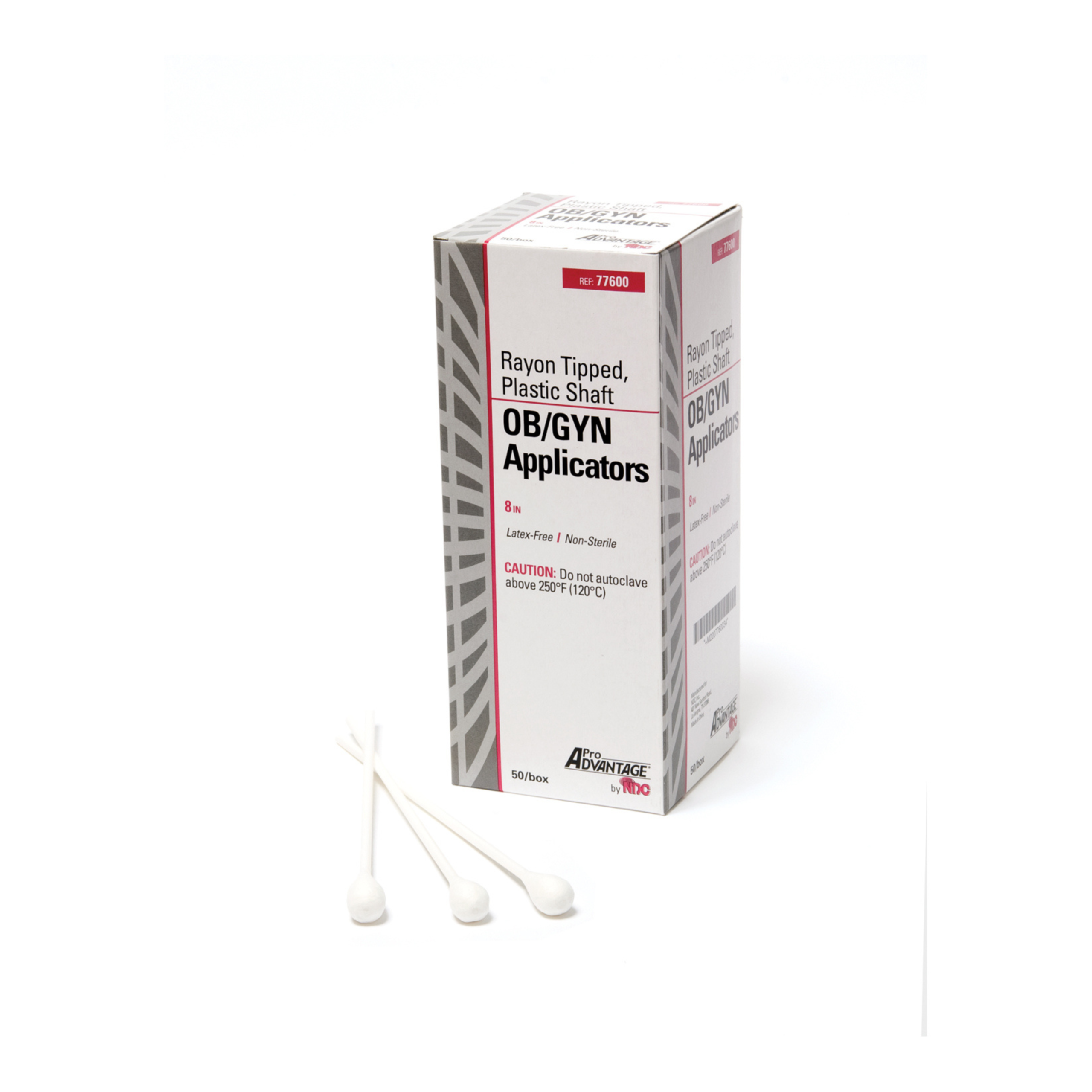 OB/ GYN Applicator, 8", Rayon Tipped, Plastic Shaft (77600)