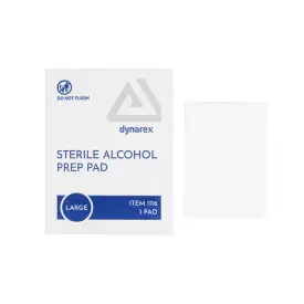 Alcohol Prep Pad, Sterile, 2-Ply, Large (1116)