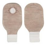 Hollister New Image Two-Piece Drainable Pouch, 2-1/4" Flange, Filter, Integrated Closure, Beige (Red) (18183)
