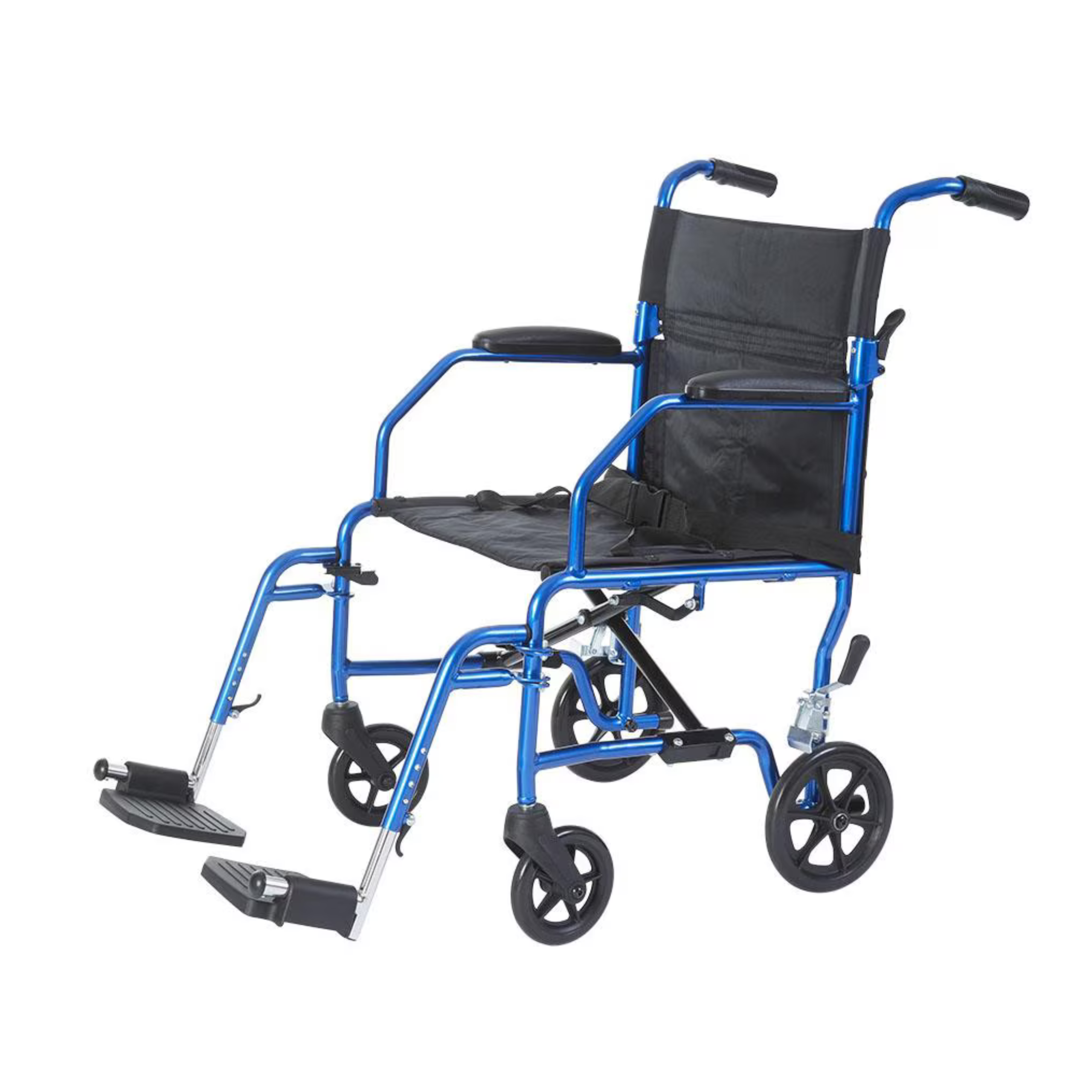 Super Lite 16 lb. Transport Wheelchair (DME-L2419BL)