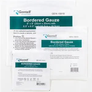 Sterile Bordered Gauze Dressing, 4" x 4" (GEN15410)