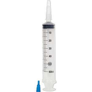 Flat Top Catheter Tip Irrigation Syringe with Tip Protector 60 mL (ZR60CCFT)