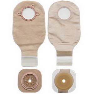 Hollister New Image® Two-Piece Non-Sterile Drainable Colostomy/Ileostomy Kit 1-1/4" Stoma Opening, 1-3/4" Flange, 12" L, Integrated Closure, Ultra Clear (19002)