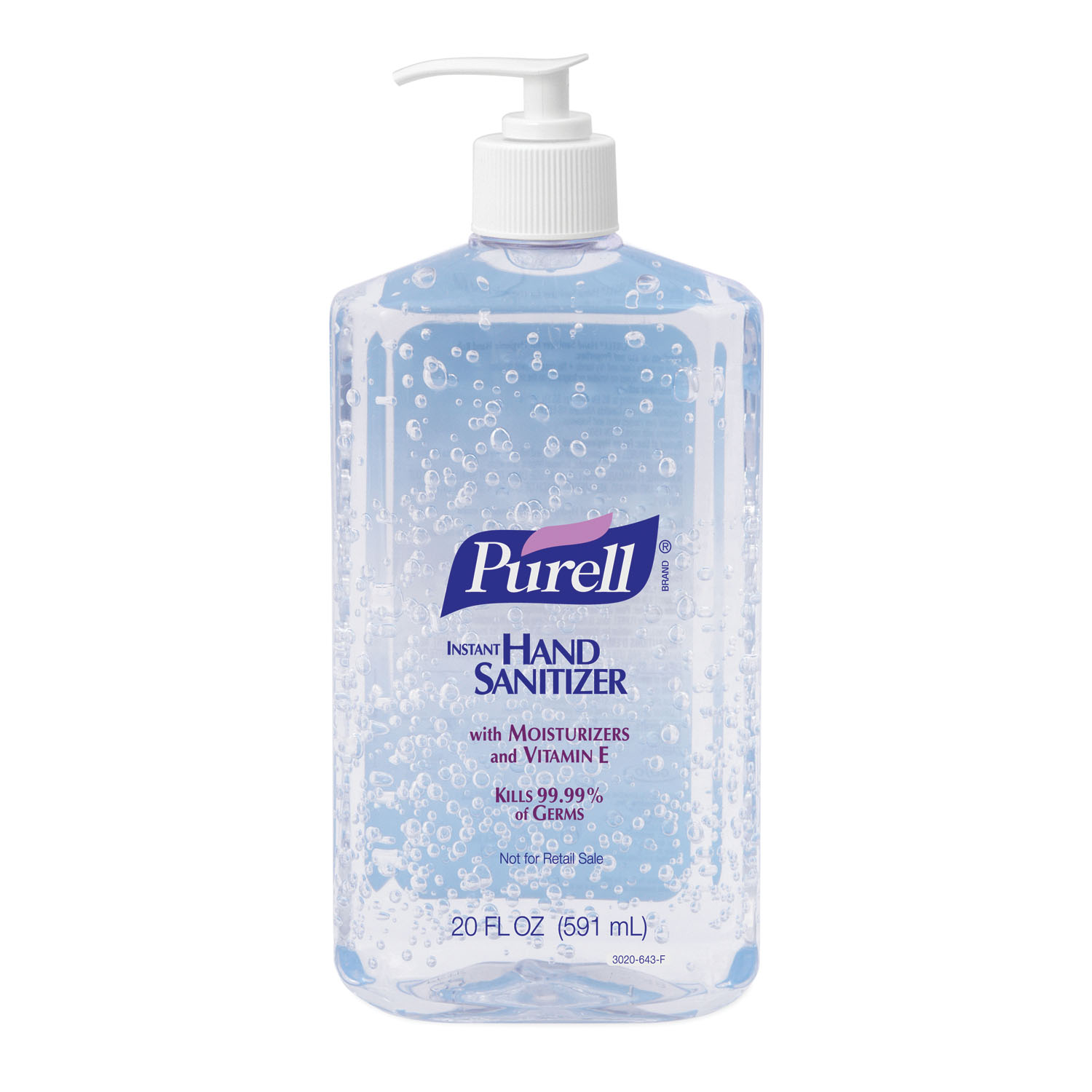 Instant Hand Sanitizer, 20 fl oz Pump Bottle (3023-12)