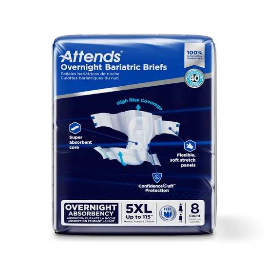 Adult Bariatric Brief - 5XL, Up to 115” (49753)