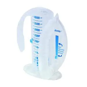 CareFusion AirLife Volumetric Incentive Spirometer with One-Way Valve 4000mL (001901A)