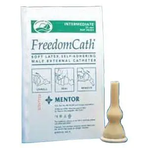 Coloplast Freedom Cath Male External Catheter with Kink-Resistant Nozzle, Medium, 28mm dia, Latex (8200)