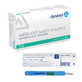 Safety Scalpels Sterile #11, 10/bx (4161)